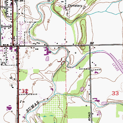 Topographic Map of Swift Creek, WA