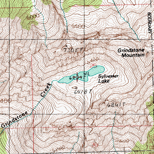 Topographic Map of Lake Sylvester, WA
