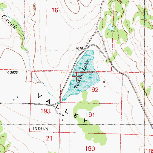 Topographic Map of Talkire Lake, WA