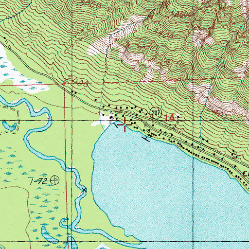 Topographic Map of Telma, WA
