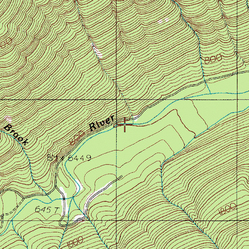 Topographic Map of Tenmile Camp, WA