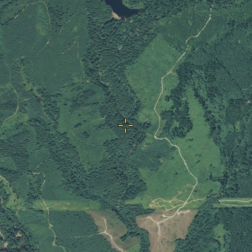 Aerial/Satellite Image of Texas Creek, WA