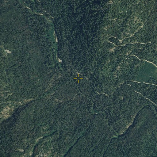 Aerial/Satellite Image of Three Creek, WA