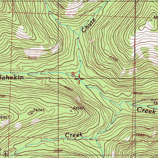 Topographic Map of Timothy Creek, WA
