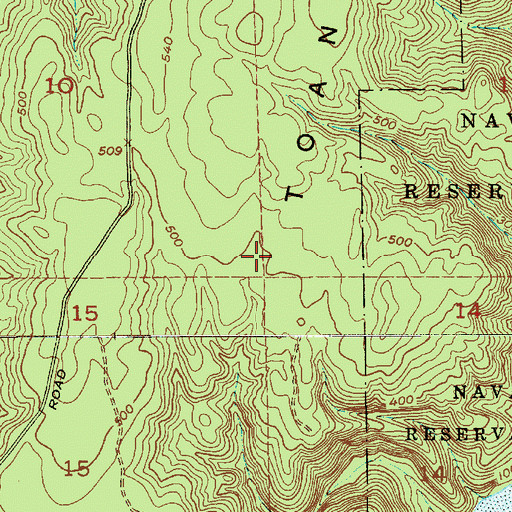 Topographic Map of Toandos Peninsula, WA