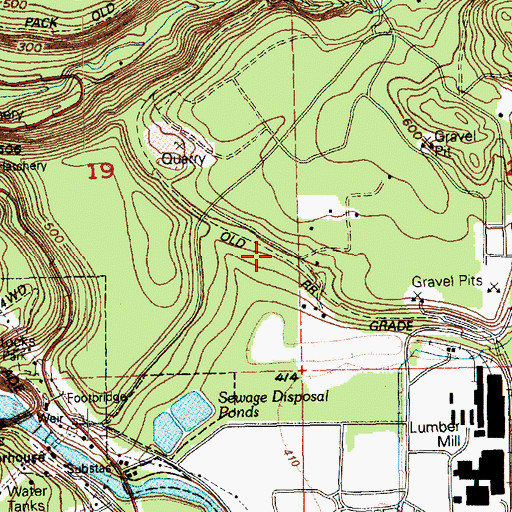 Topographic Map of Tokul, WA