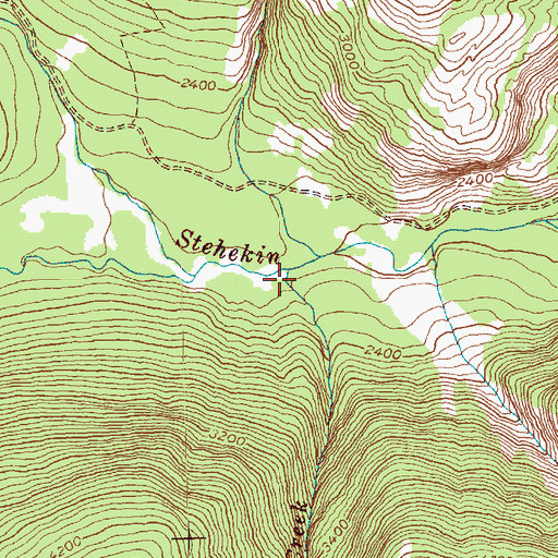 Topographic Map of Tolo Creek, WA