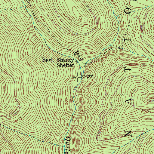 Topographic Map of Townsend Creek, WA