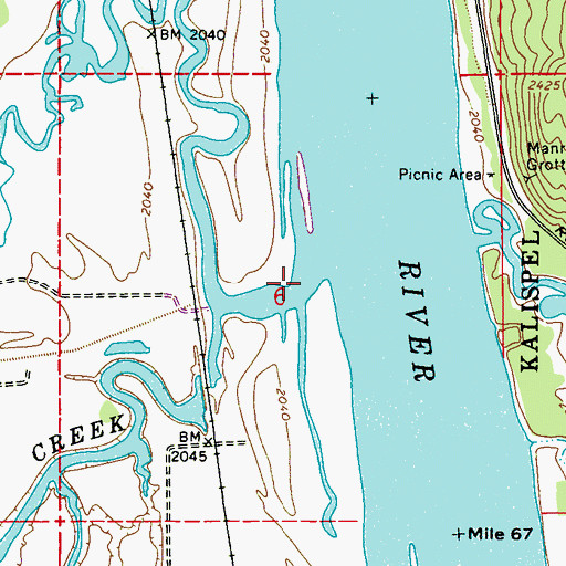 Topographic Map of Trimble Creek, WA