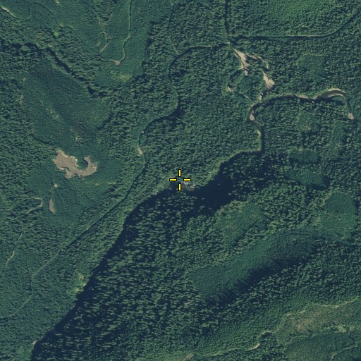 Aerial/Satellite Image of Upper Falls, WA