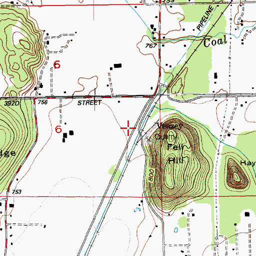 Topographic Map of Veazie, WA