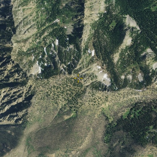 Aerial/Satellite Image of Vie Mountain, WA