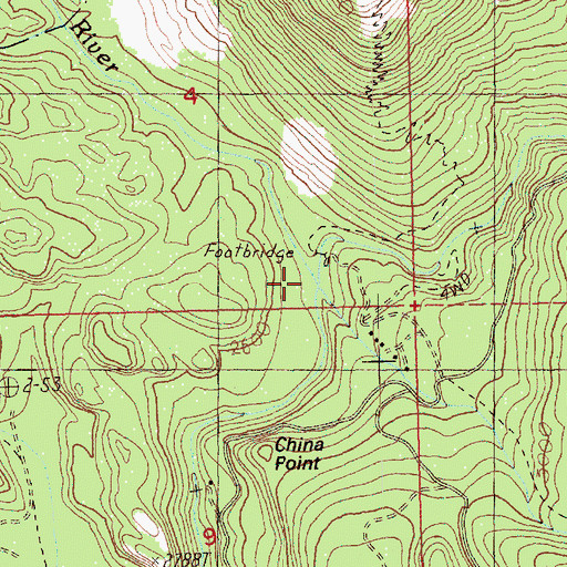 Topographic Map of Waptus River, WA