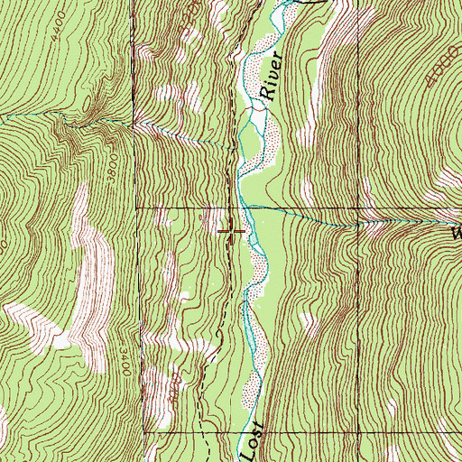 Topographic Map of Weenan Creek, WA