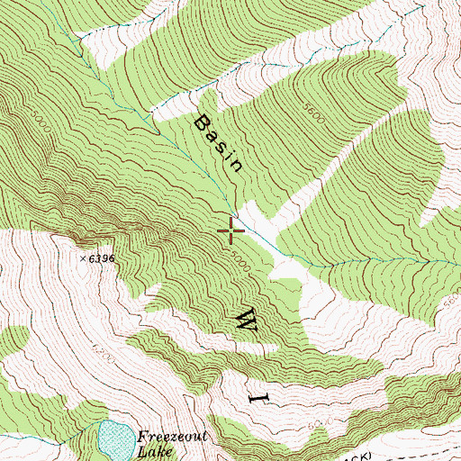 Topographic Map of Welcome Basin, WA