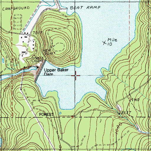 Topographic Map of Welker Creek, WA