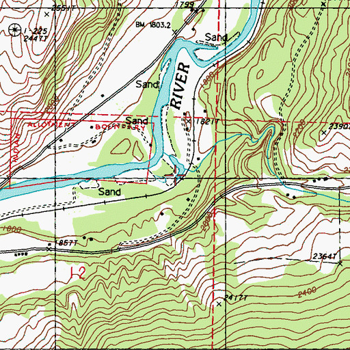 Topographic Map of West Deer Creek, WA