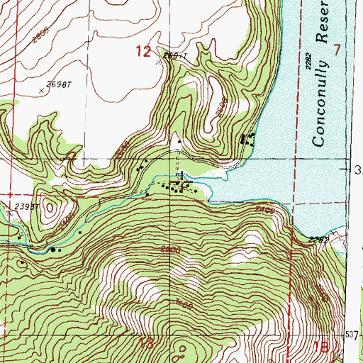 Topographic Map of West Fork Salmon Creek, WA