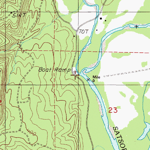 Topographic Map of West Fork Satsop River, WA