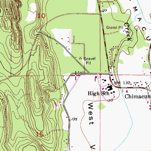 Topographic Map of West Valley, WA