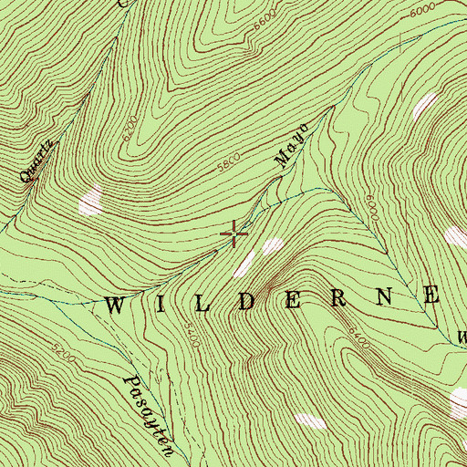 Topographic Map of Whistler Creek, WA