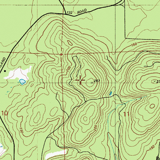 Topographic Map of White Star, WA