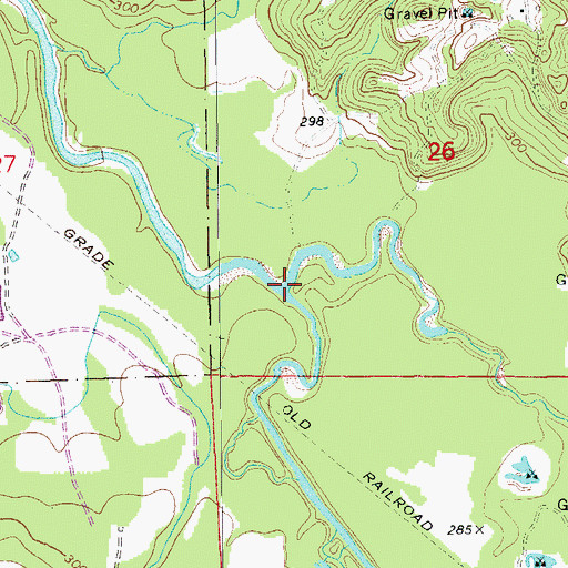 Topographic Map of Opintlocco Creek, AL