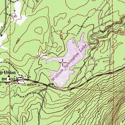 Topographic Map of Lake William Symington, WA