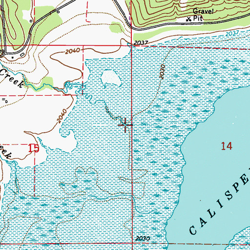 Topographic Map of Winchester Creek, WA