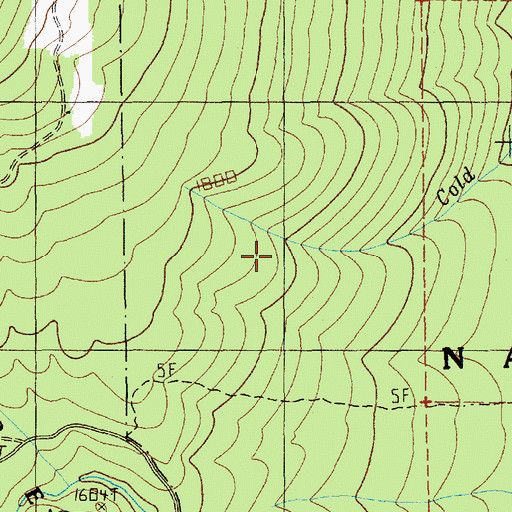 Topographic Map of Wind River Natural Area, WA