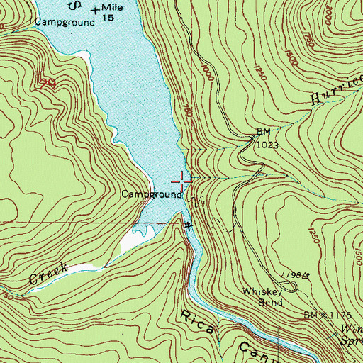 Topographic Map of Wolf Creek, WA