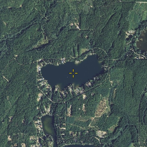 Aerial/Satellite Image of Lake Wooten, WA