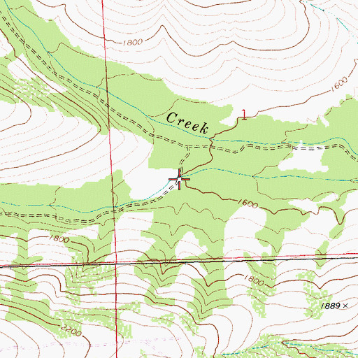 Topographic Map of Yesmowit Canyon, WA
