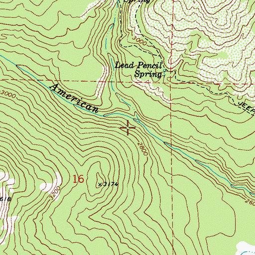 Topographic Map of Zodiac Creek, WA