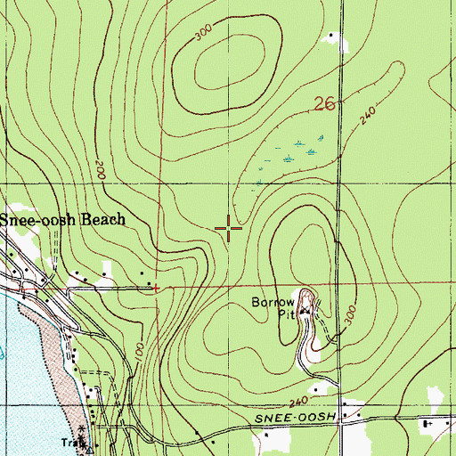 Topographic Map of Swinomish Reservation, WA