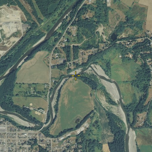 Aerial/Satellite Image of Eagle Creek, WA