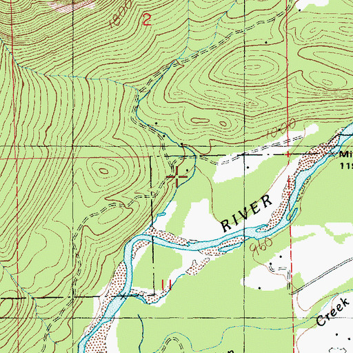 Topographic Map of Karr Creek, WA