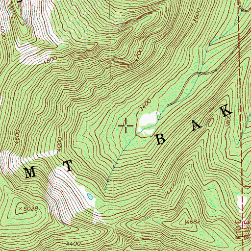 Topographic Map of Target Lake, WA