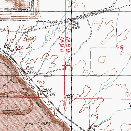 Topographic Map of Boy Scout Campgrounds, AZ