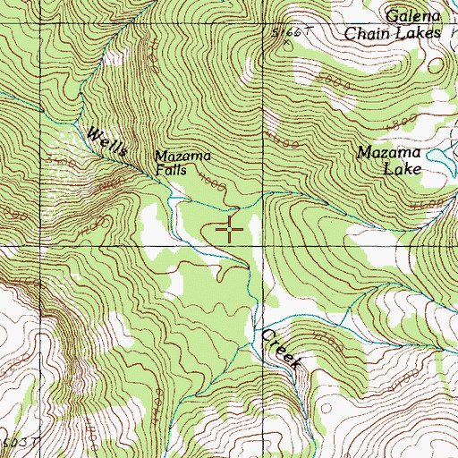 Topographic Map of Mount Baker Wilderness, WA