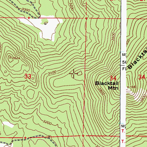 Topographic Map of Little Pend Orielle State Wildlife Area, WA
