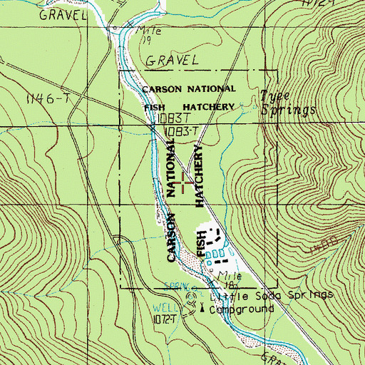 Topographic Map of Carson National Fish Hatchery, WA