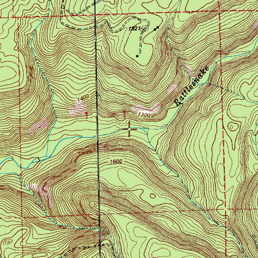 Topographic Map of Mill Creek, WA