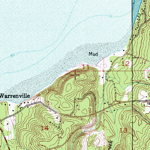 Topographic Map of Lone Rock, WA