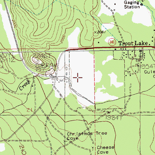Topographic Map of Dry Creek, WA