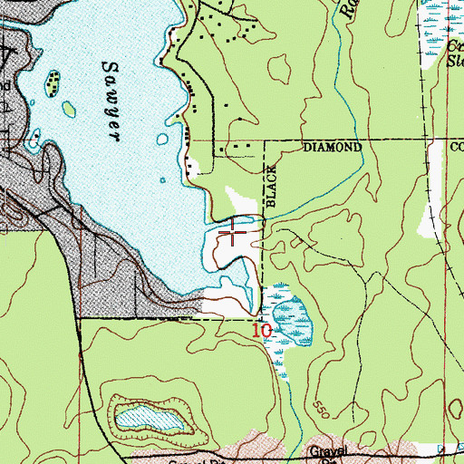 Topographic Map of Ravensdale Creek, WA