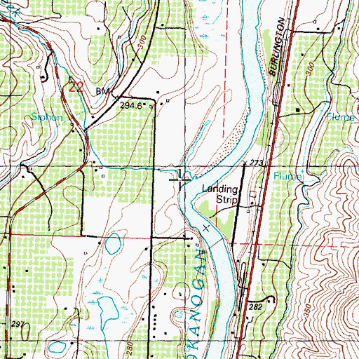 Topographic Map of Whitestone Creek, WA