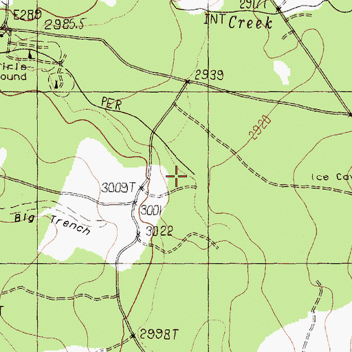 Topographic Map of Coyote Creek, WA