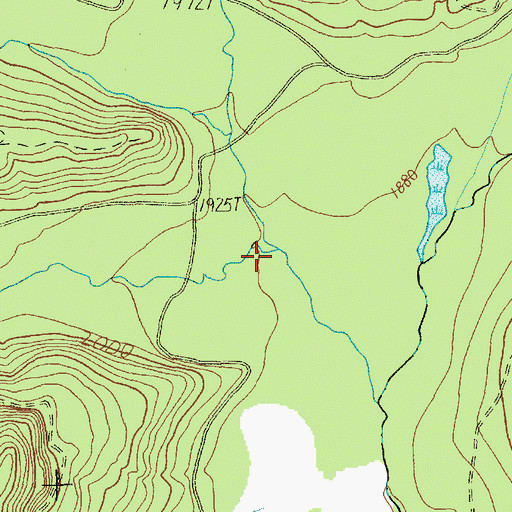 Topographic Map of Compass Creek, WA