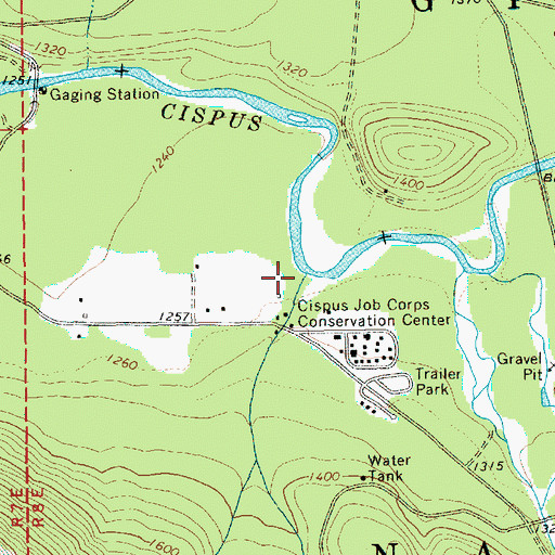 Topographic Map of Covell Creek, WA